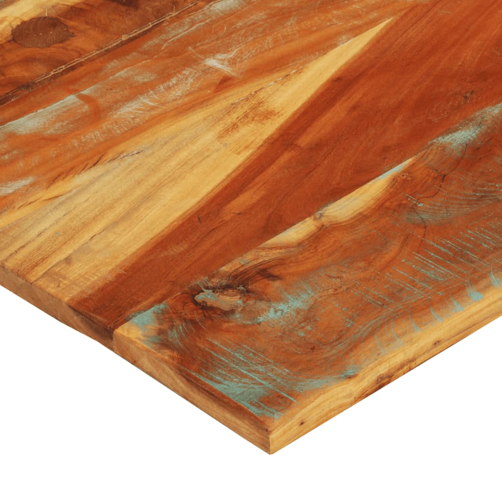 Solid Reclaimed Wood Rectangular Table Top 70x80 cm