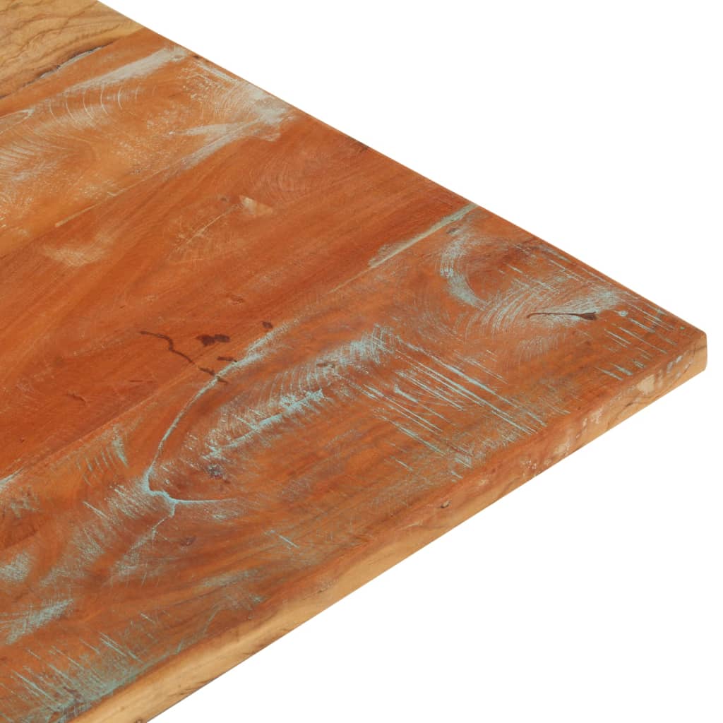 Solid Reclaimed Wood Rectangular Table Top 70x80 cm