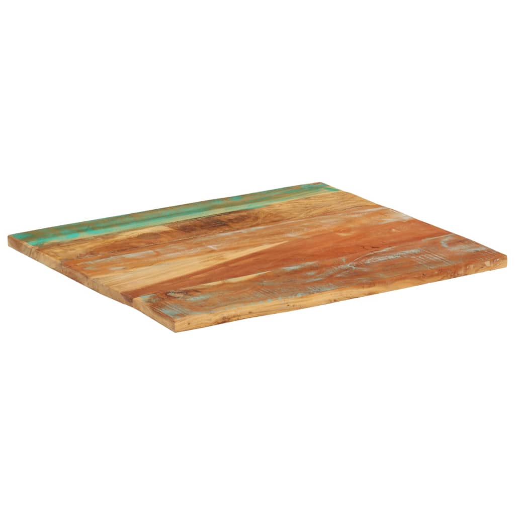 Solid Reclaimed Wood Rectangular Table Top 70x80 cm