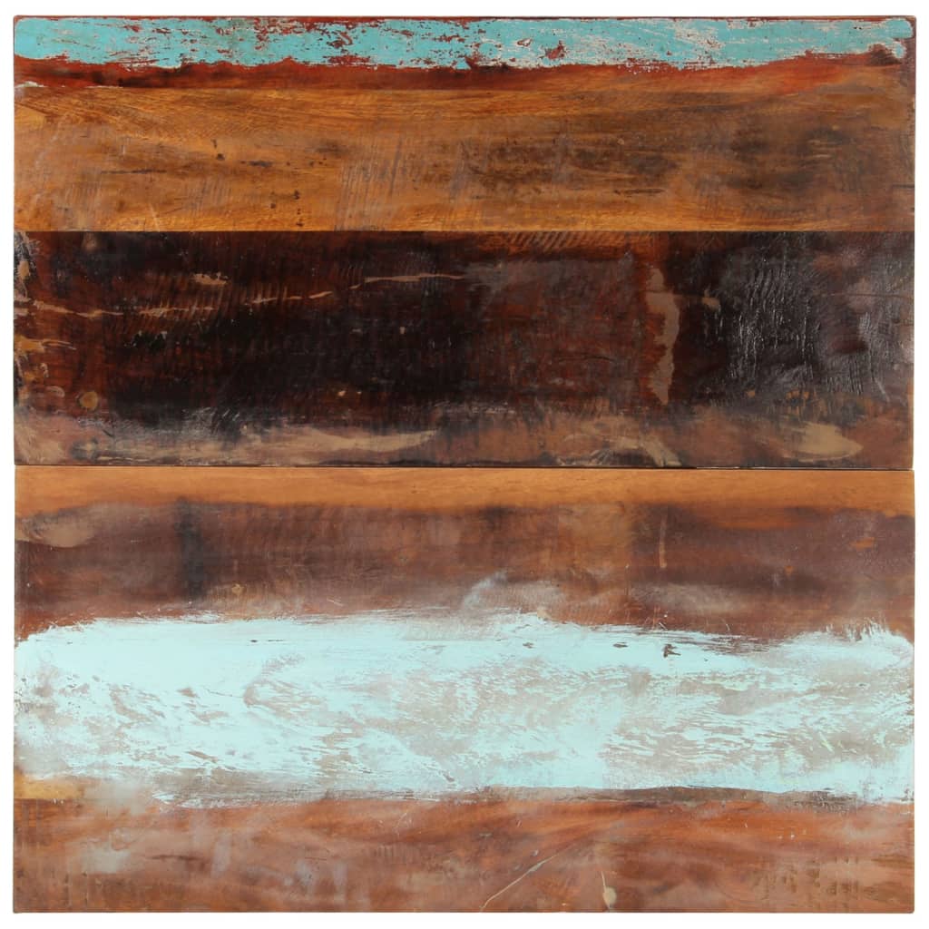 Solid Reclaimed Wood Square Table Top - 80x80 cm 25-27 mm