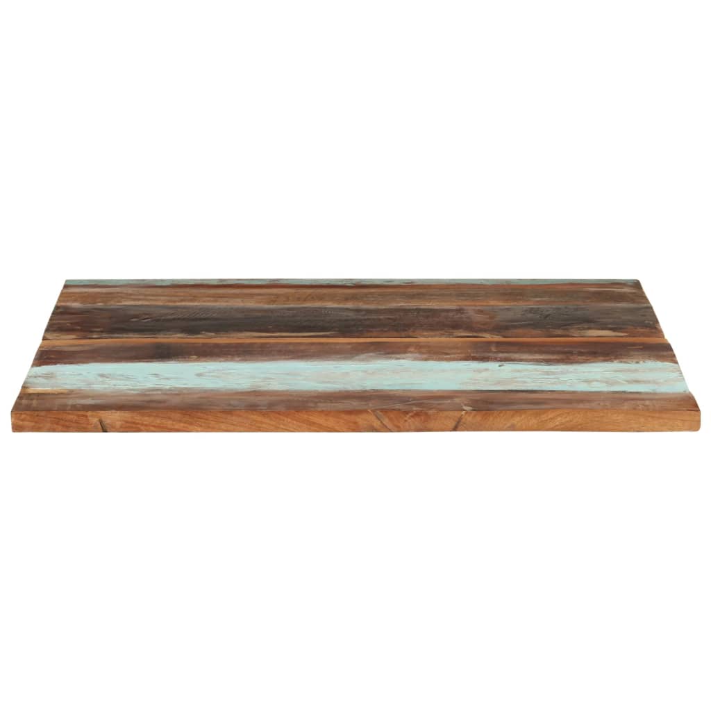 Solid Reclaimed Wood Square Table Top - 80x80 cm 25-27 mm