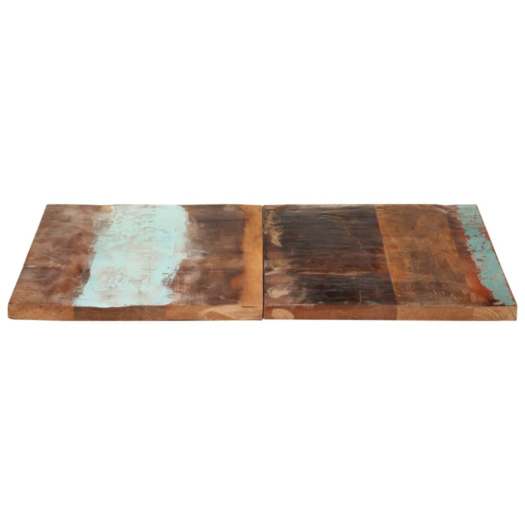 Solid Reclaimed Wood Square Table Top - 80x80 cm 25-27 mm