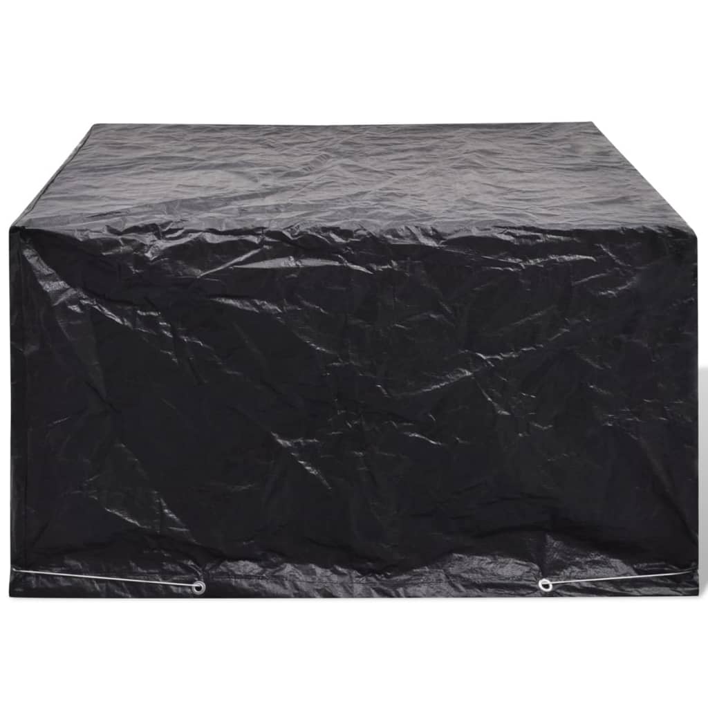 Waterproof Poly Rattan Garden Furniture Covers - 2pcs, 172x113cm