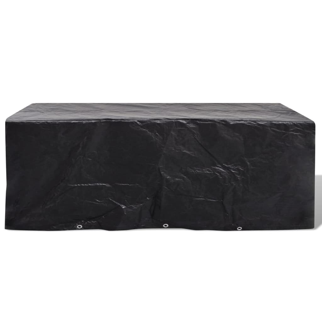 Durable Poly Rattan Garden Furniture Covers 2pcs 229x113cm