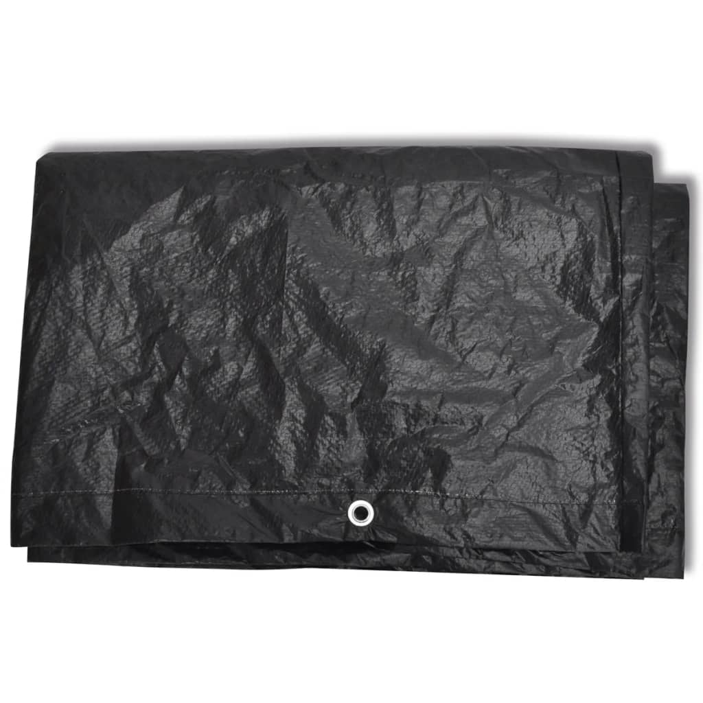 Durable Poly Rattan Garden Furniture Covers 2pcs 229x113cm