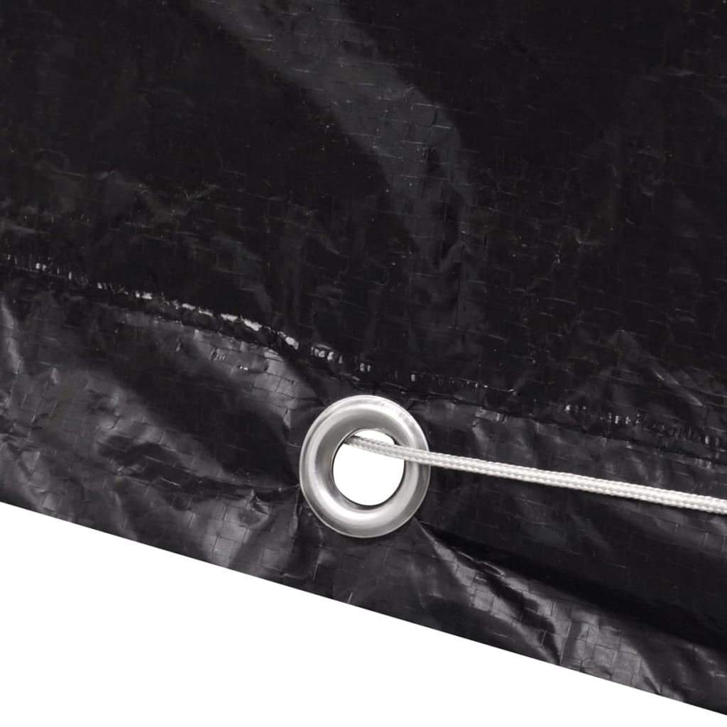 Durable Green Garden Water Tank Covers Set, 8 Eyelets, 116x100x120 cm