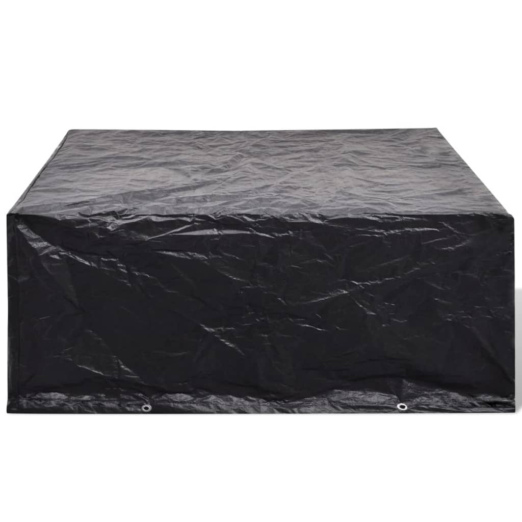 Durable Garden Furniture Covers, 2 Pcs, 10 Eyelets, 260x260x90 cm