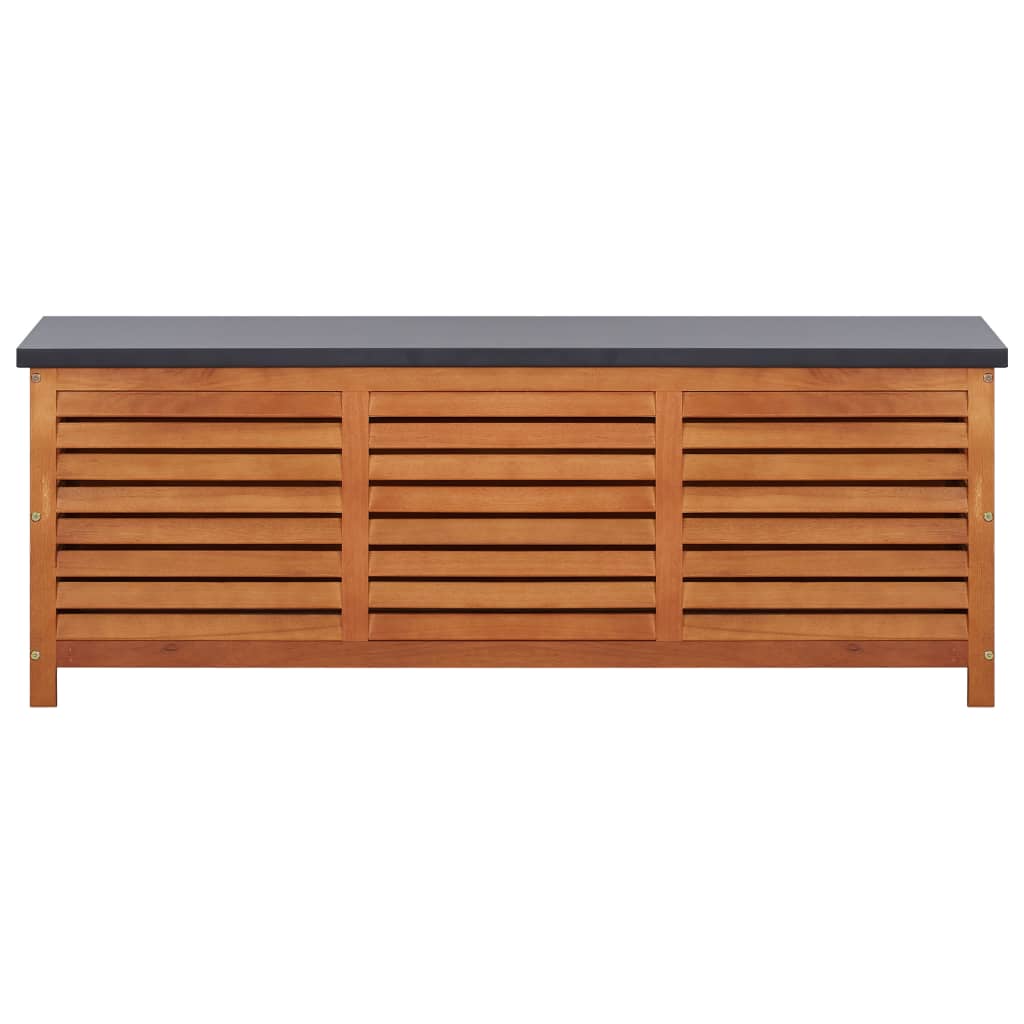 Garden Storage Box 150x50x55 cm Solid Eucalyptus Wood