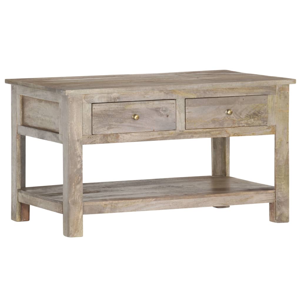 Coffee Table 82x52x47 cm Solid Mango Wood