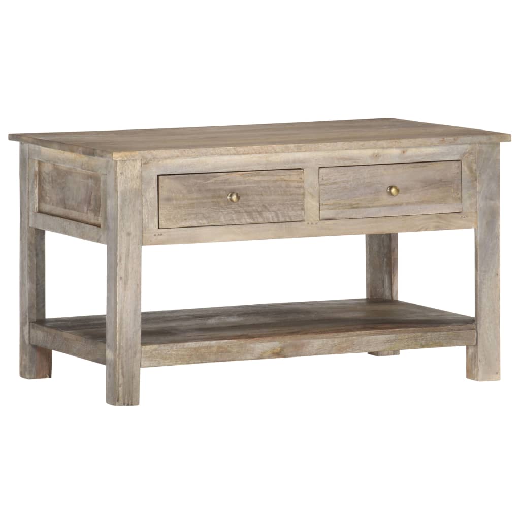 Coffee Table 82x52x47 cm Solid Mango Wood