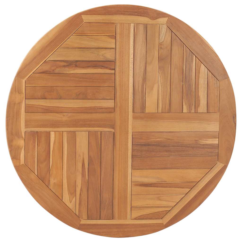 Solid Teak Wood Round Table Top, 2.5cm Thick, 90cm Diameter