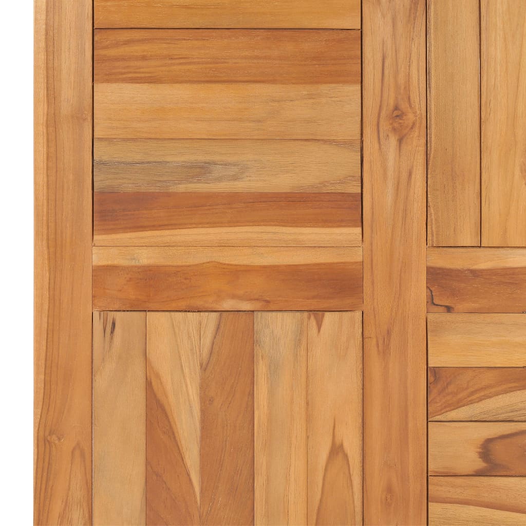 Solid Teak Wood Table Top 70x70x2.5 cm - Durable & Stylish