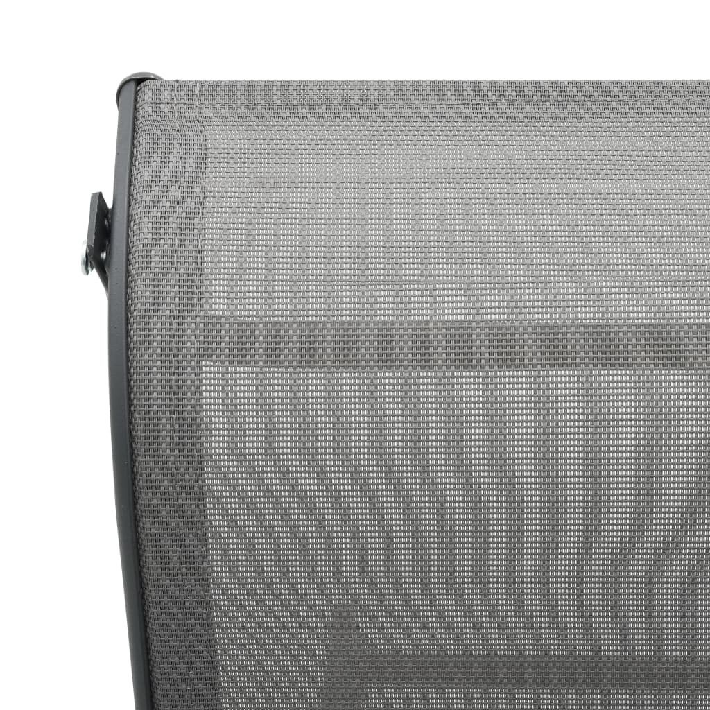 Durable Aluminium & Textilene Sun Lounger – Stylish Comfort