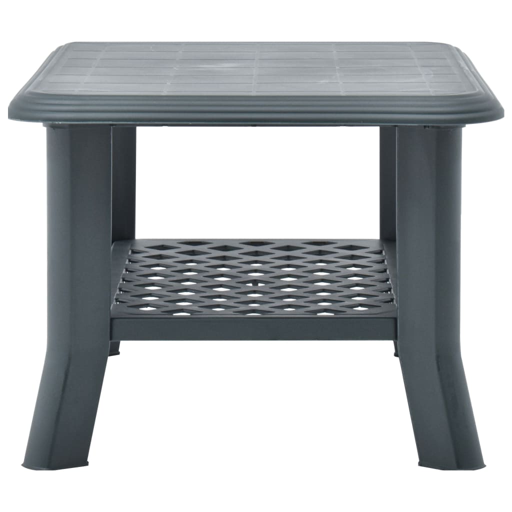 Coffee Table Green 90x60x46 cm Plastic