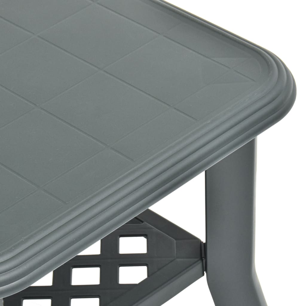 Coffee Table Green 90x60x46 cm Plastic