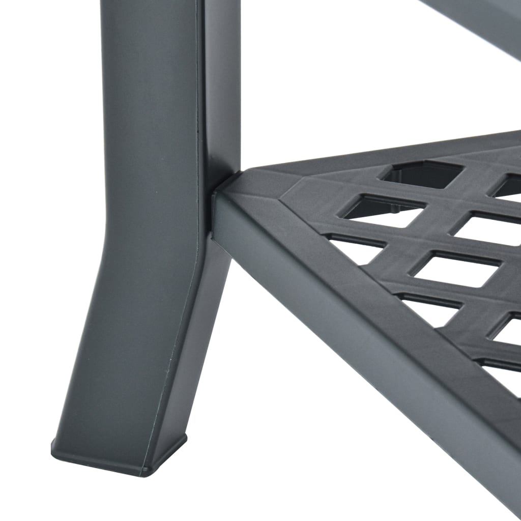 Coffee Table Green 90x60x46 cm Plastic