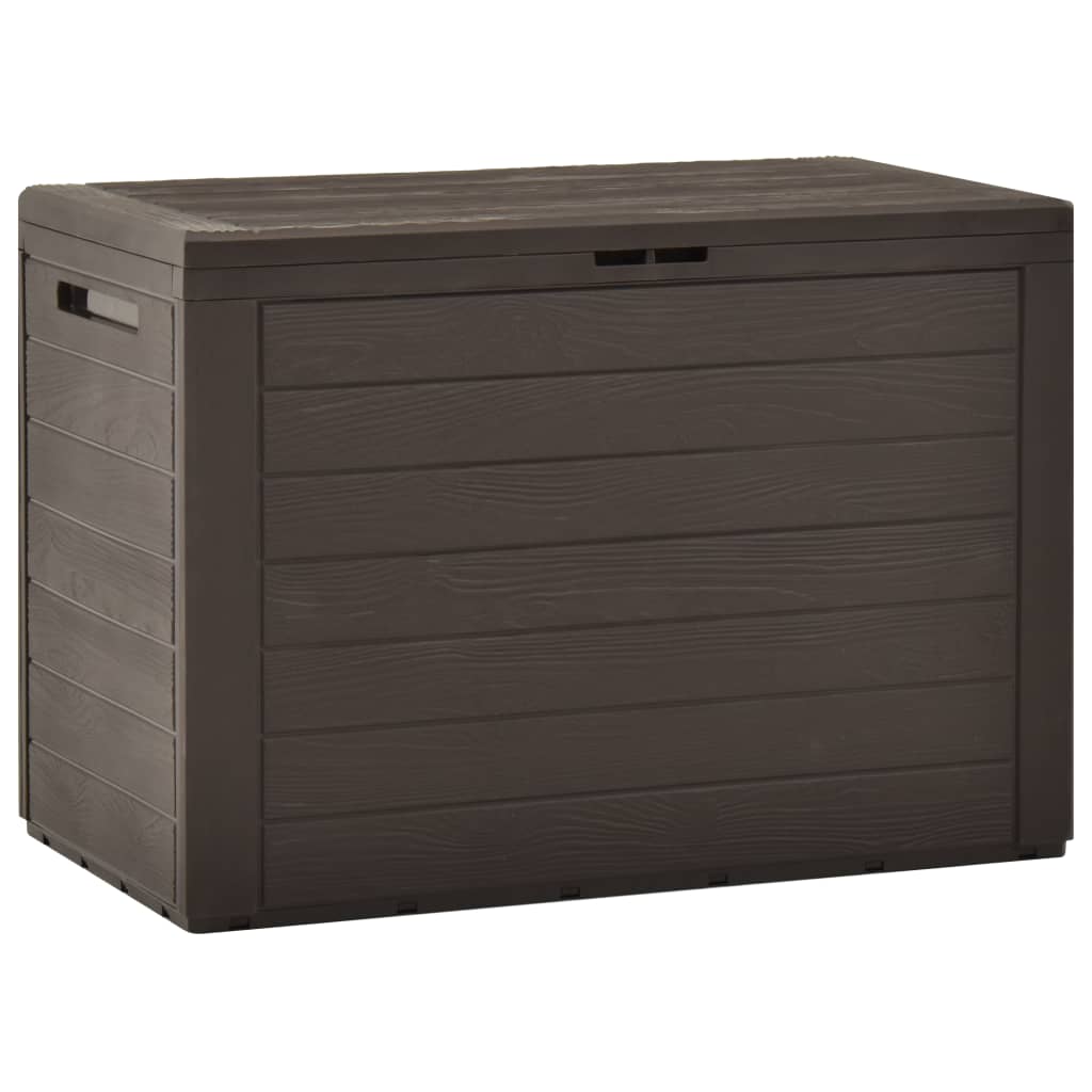 Brown Garden Storage Box 78x44x55 cm - Durable Outdoor Solution
