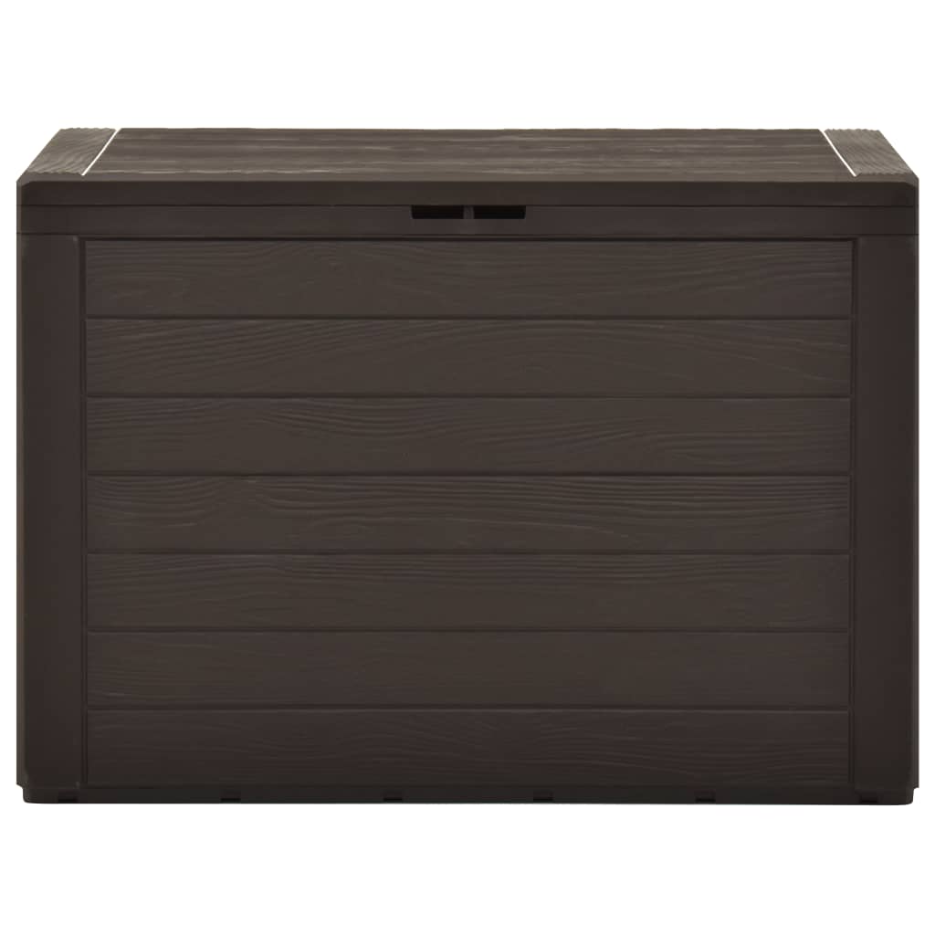 Brown Garden Storage Box 78x44x55 cm - Durable Outdoor Solution