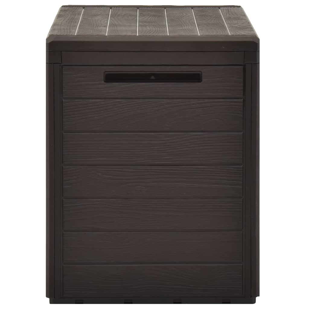 Brown Garden Storage Box 78x44x55 cm - Durable Outdoor Solution