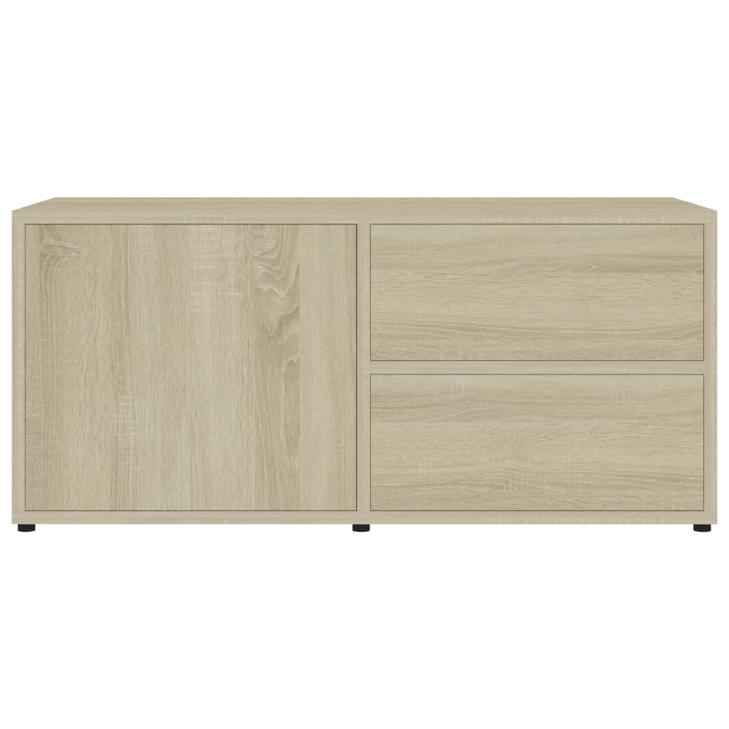 TV Cabinet Sonoma Oak 80x34x36 cm Engineered Wood