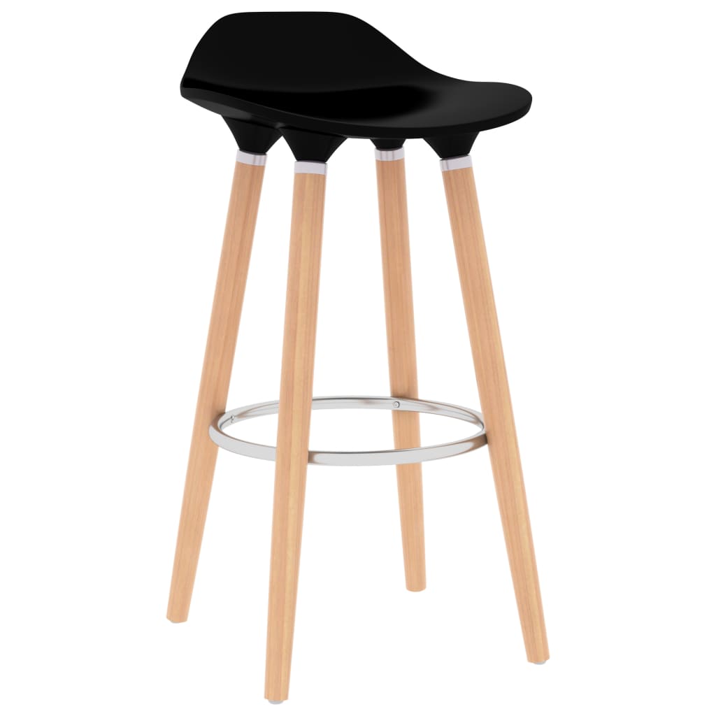 Elegant Black Bar Chairs Set of 2 – Stylish & Durable Seating