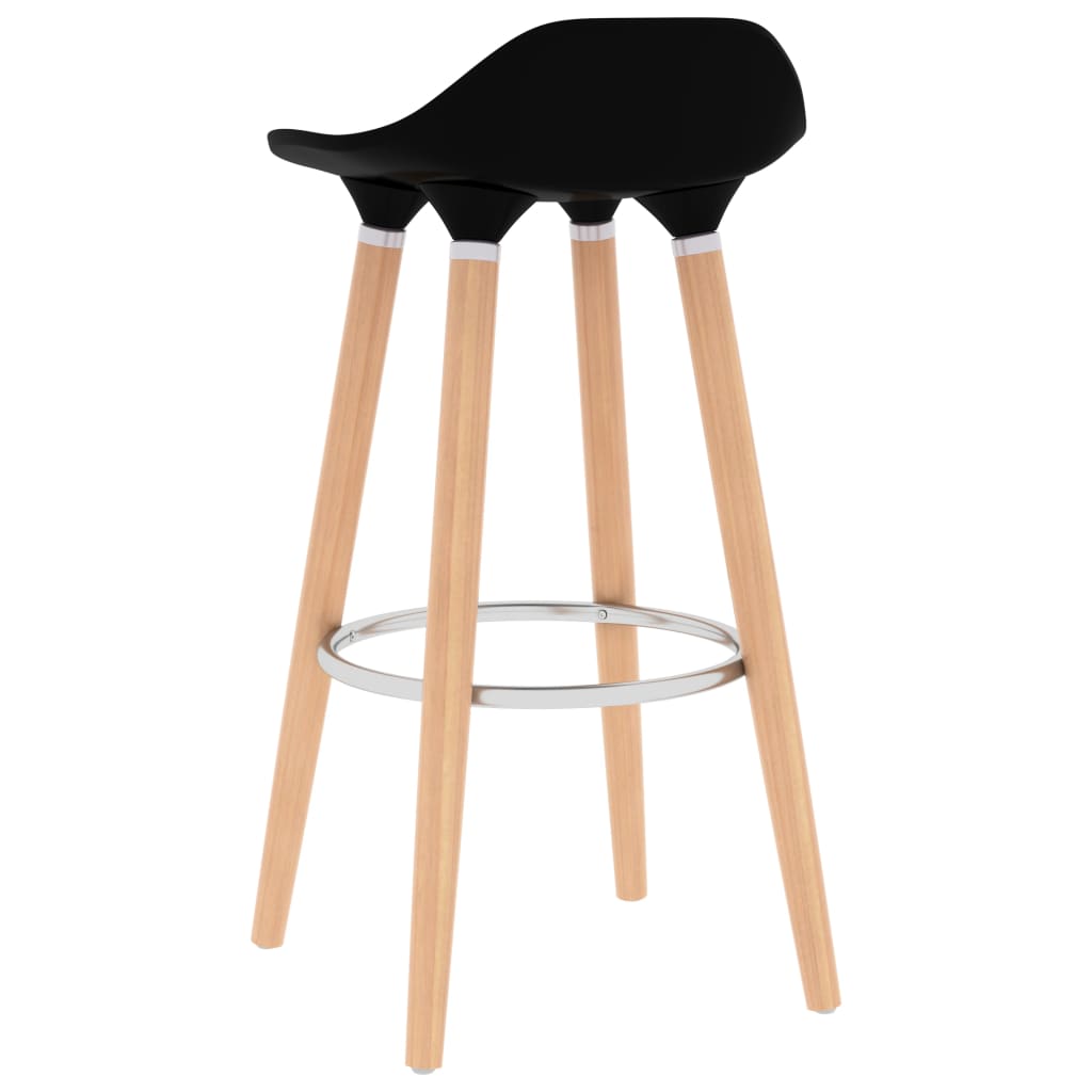 Elegant Black Bar Chairs Set of 2 – Stylish & Durable Seating