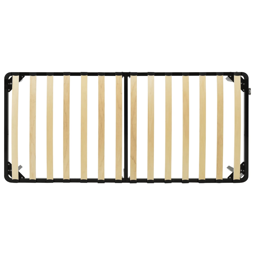 Black Metal Bed Frame 100x200 cm - Sturdy, Sleek & Modern Design