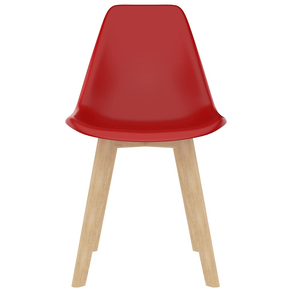 Dining Chairs 2 pcs Red Plastic