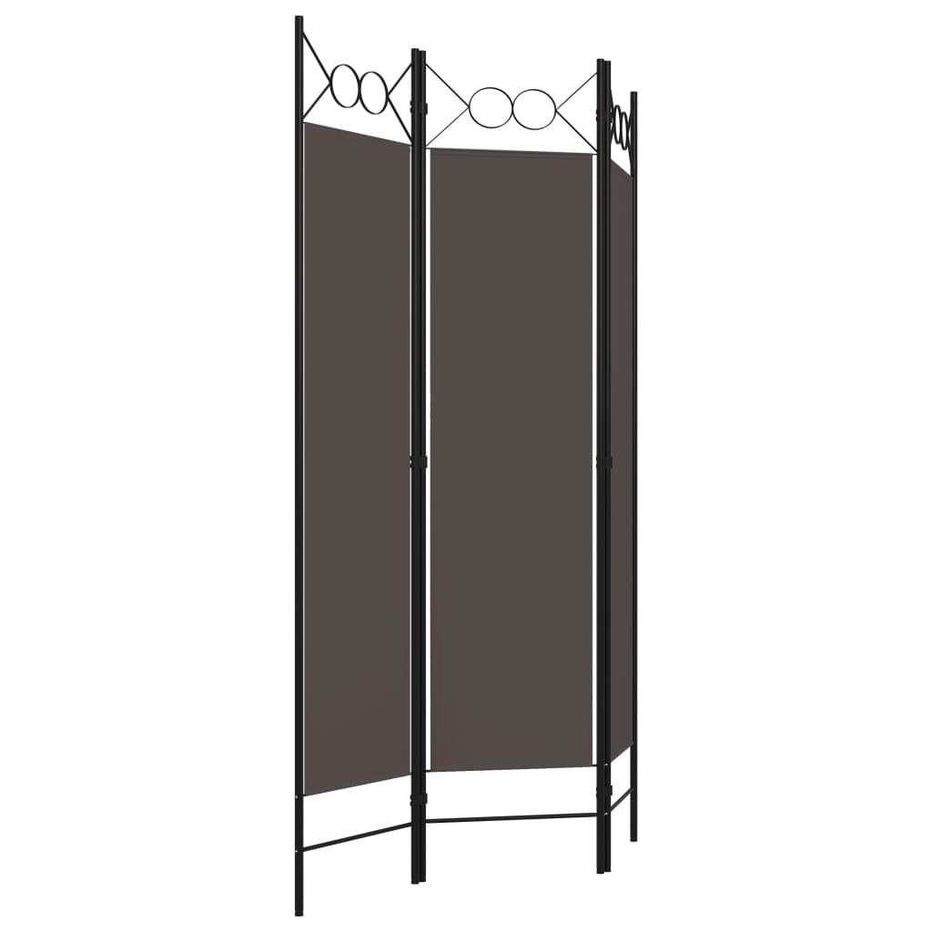 Anthracite 3-Panel Room Divider, 120x180 cm - Stylish Privacy Screen