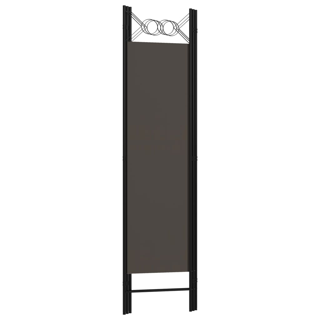 Anthracite 3-Panel Room Divider, 120x180 cm - Stylish Privacy Screen