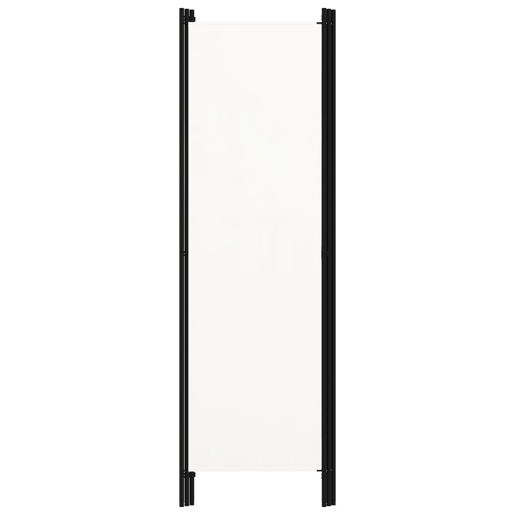 White 3-Panel Room Divider 150x180 cm - Elegant Privacy Screen