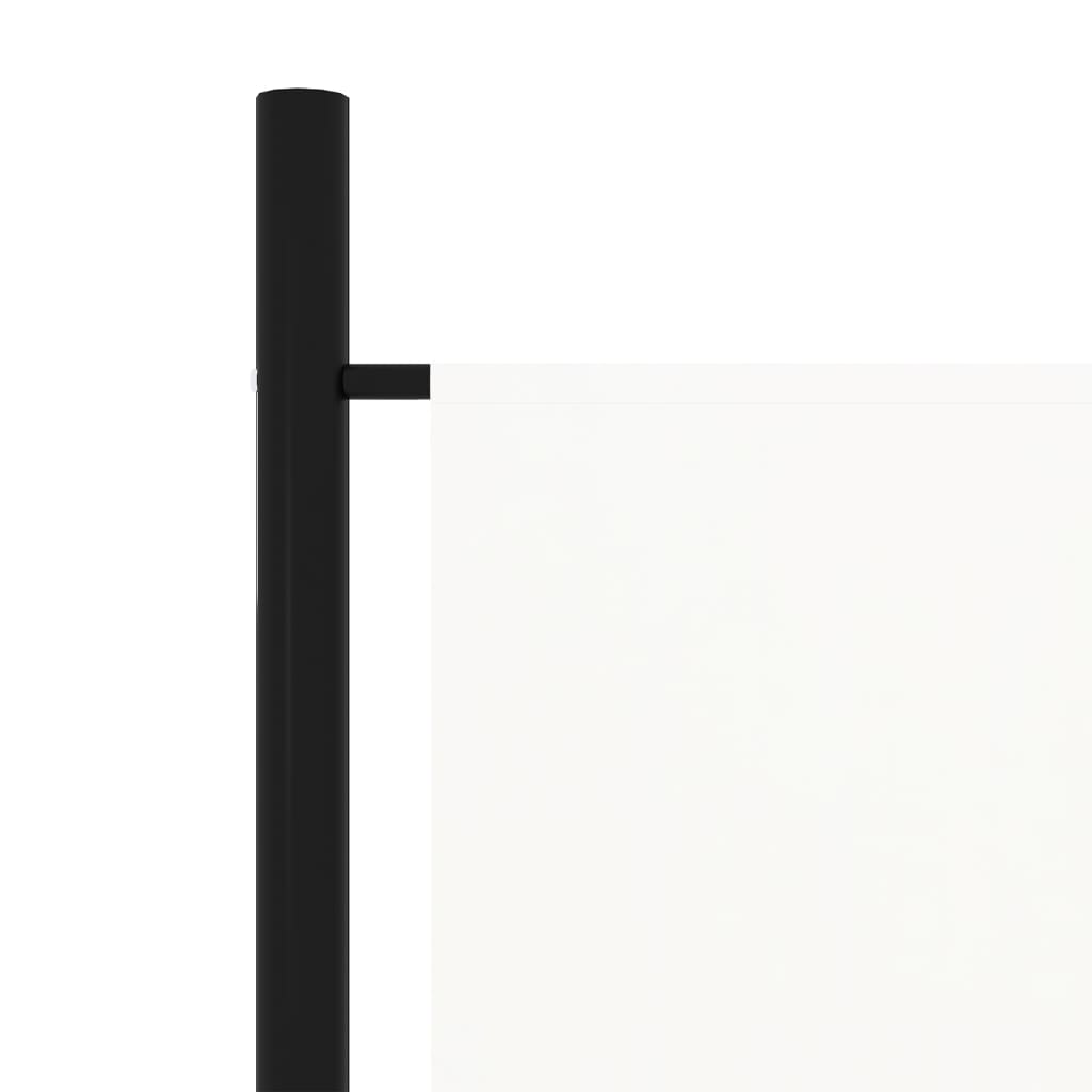 White 4-Panel Room Divider, 200x180 cm - Perfect Privacy Solution