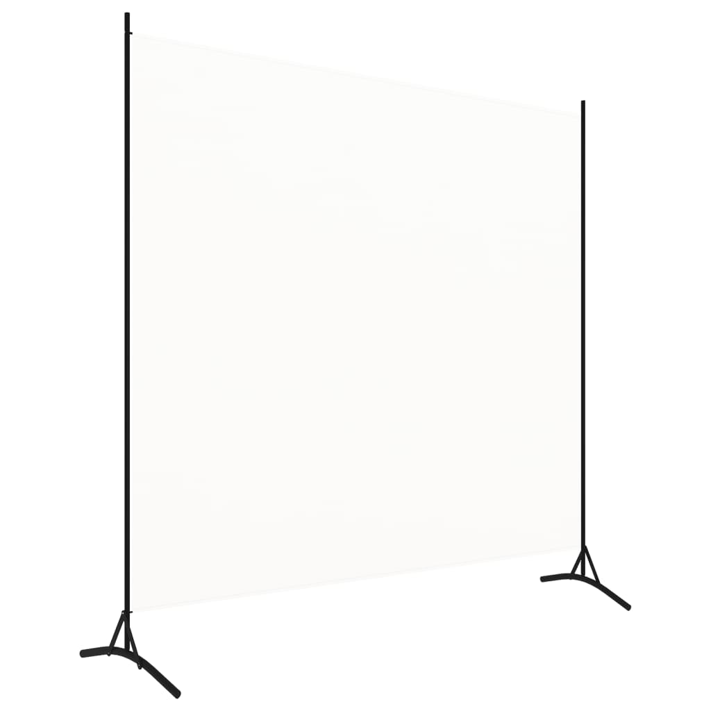 Elegant White 1-Panel Room Divider, 175x180cm - Stylish Privacy Solution
