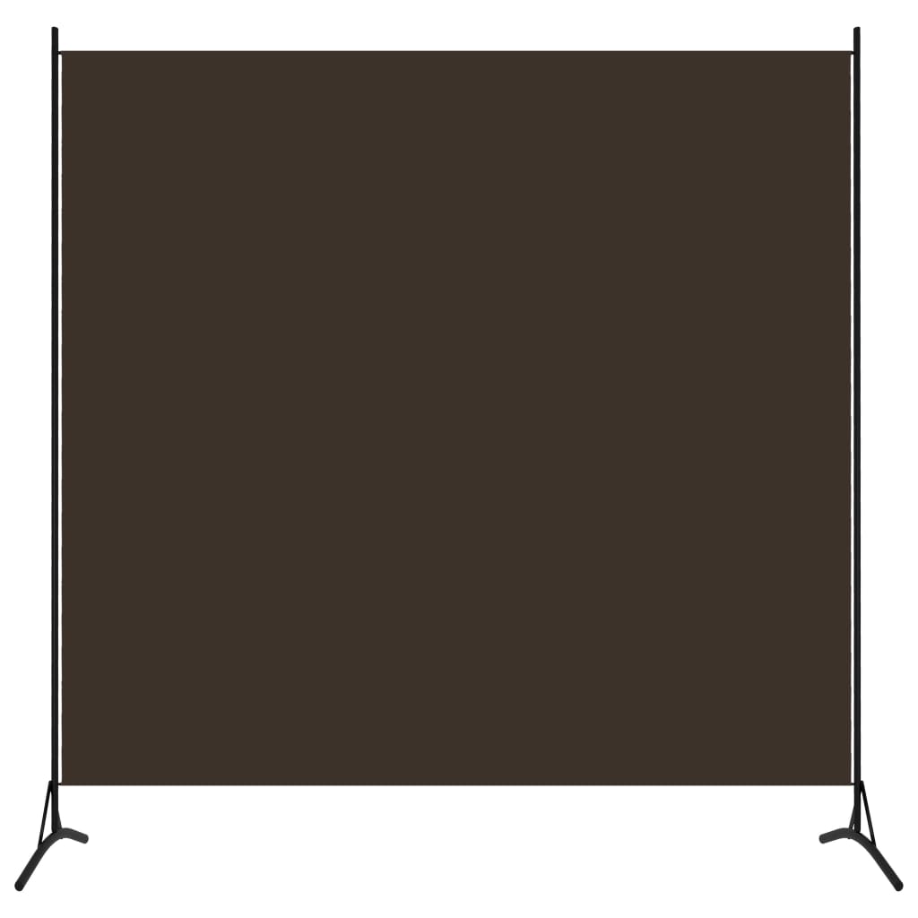 Stylish 1-Panel Brown Room Divider, 175x180 cm - Elegant Design