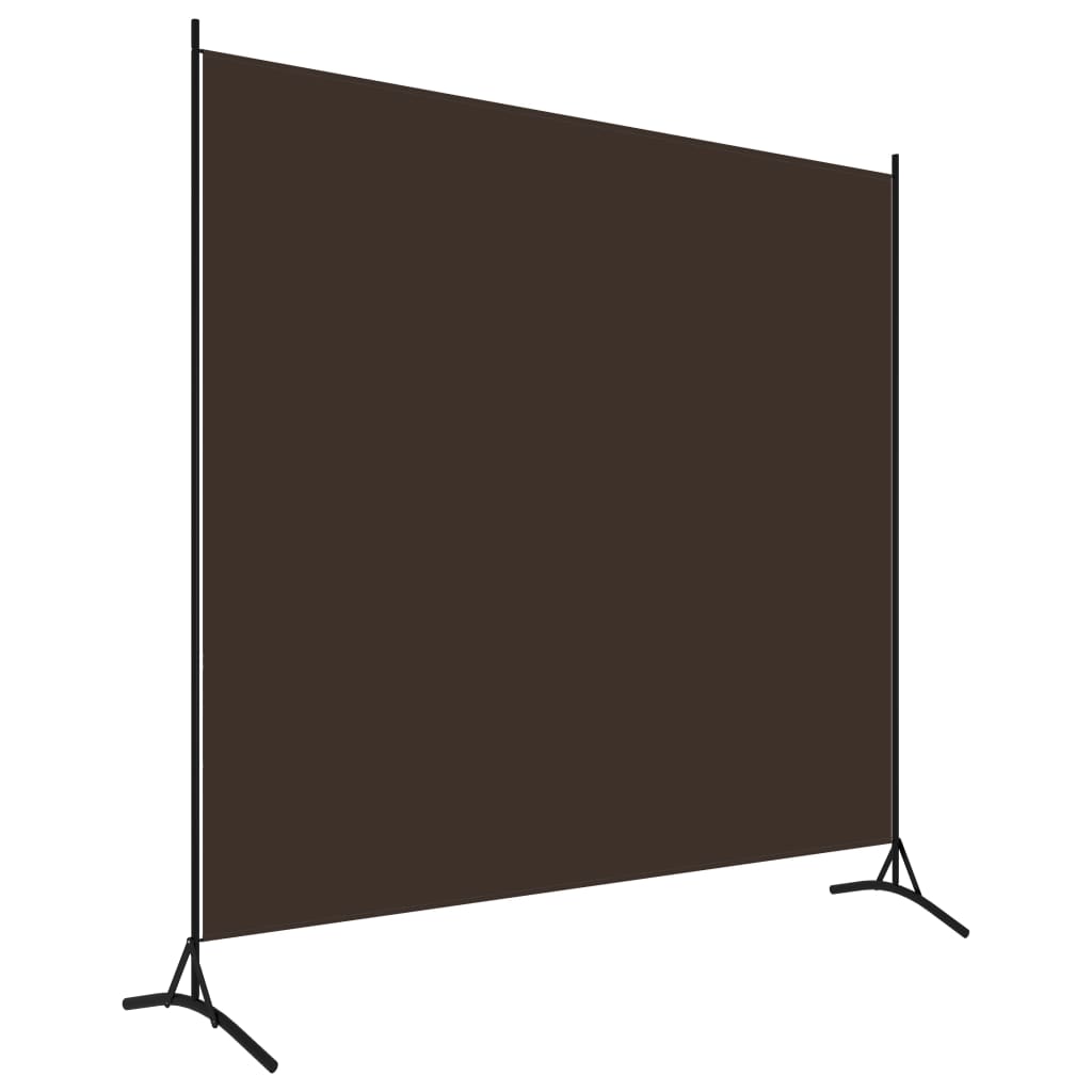 Stylish 1-Panel Brown Room Divider, 175x180 cm - Elegant Design