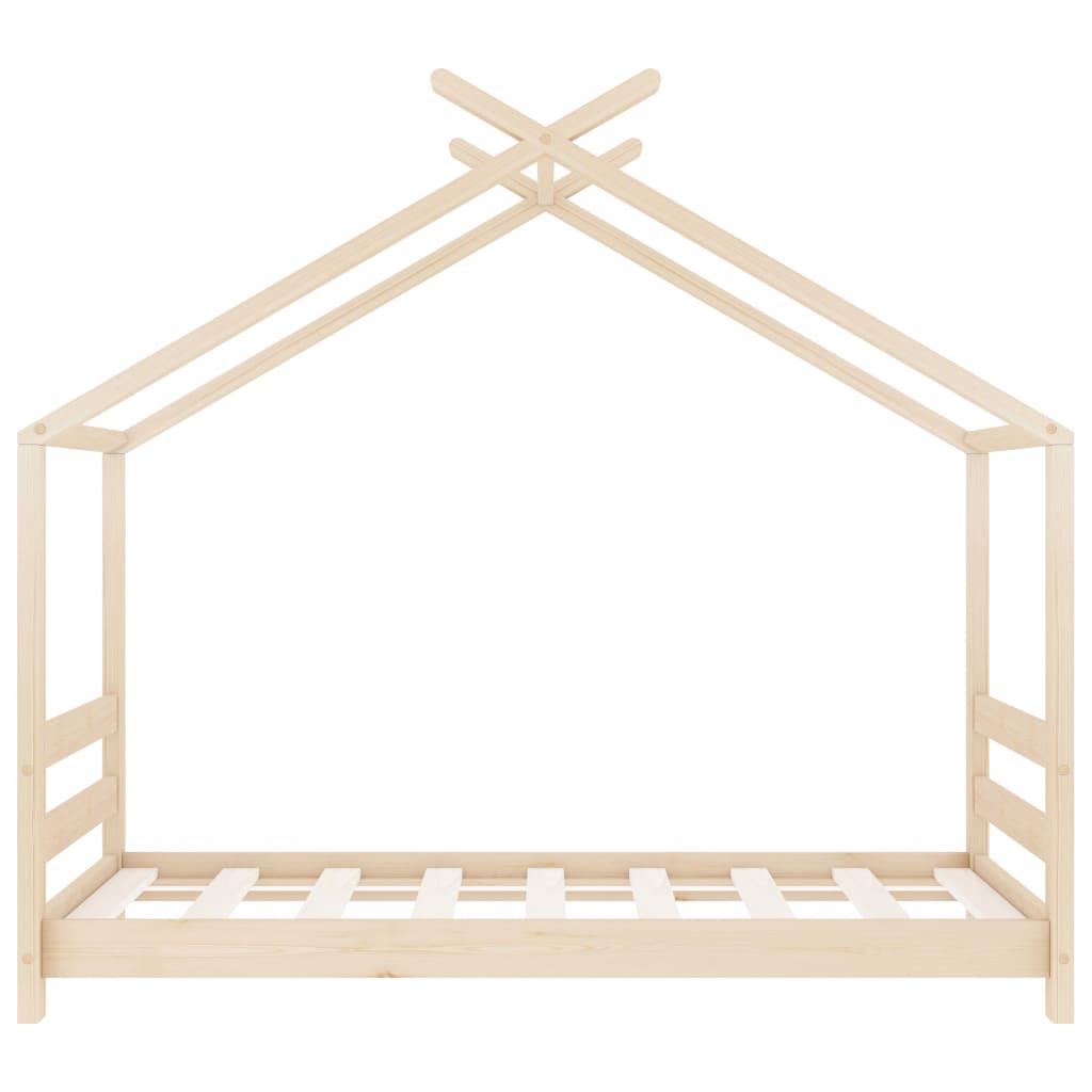 Solid Pine Kids Bed Frame 70x140 cm - Durable & Stylish