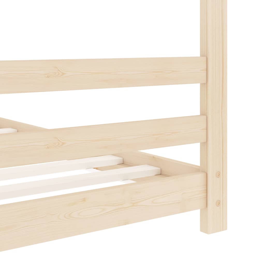 Solid Pine Kids Bed Frame 70x140 cm - Durable & Stylish
