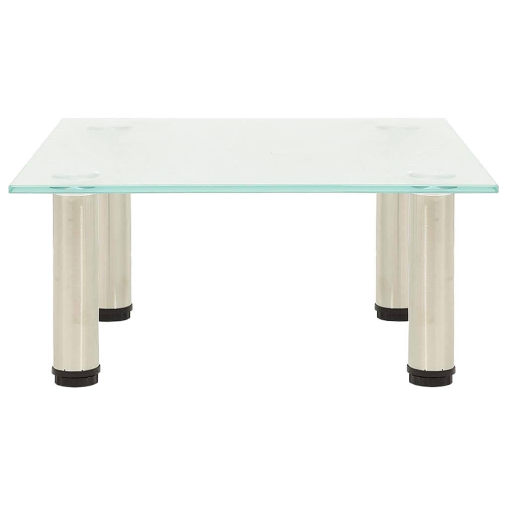 TV Stand Frosted 40x35x17 cm Tempered Glass