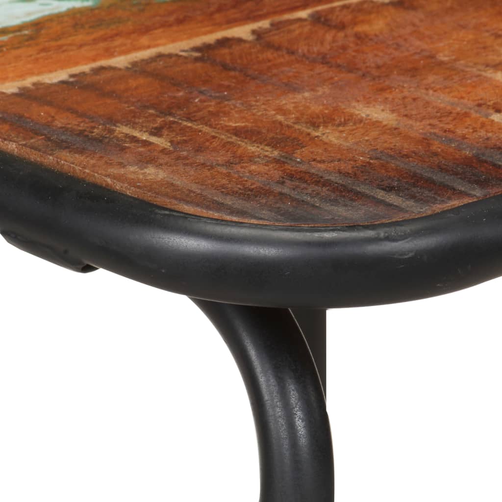 Reclaimed Wood Bar Chairs Set of 2 - Solid & Sustainable Seating