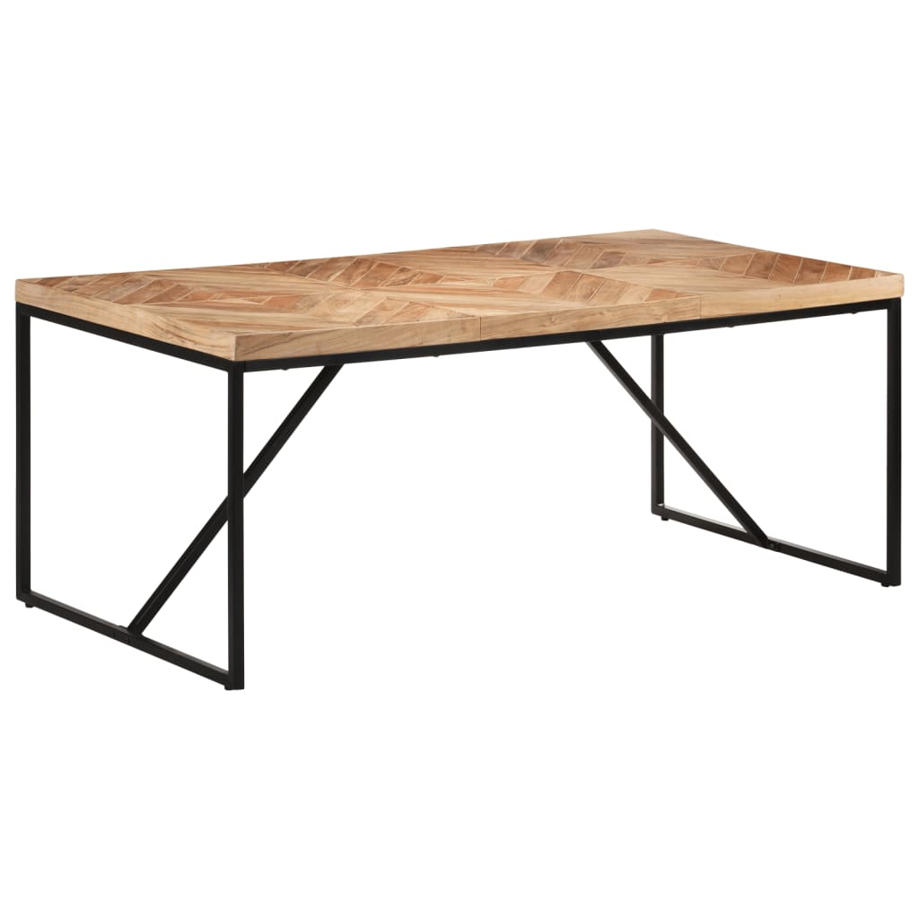 Solid Acacia & Mango Wood Dining Table 180x90x76 cm