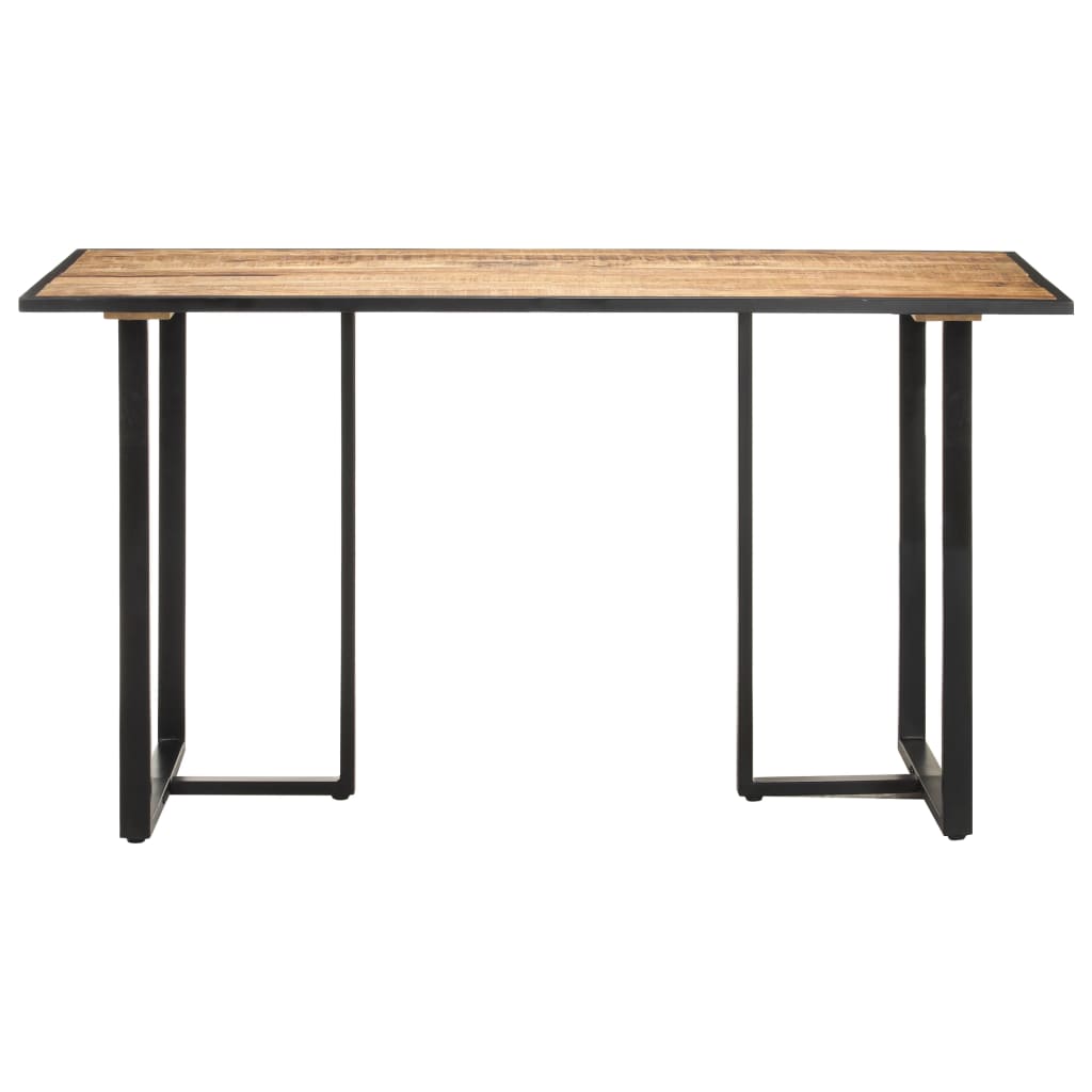 140cm Dining Table in Rustic Mango Wood Finish