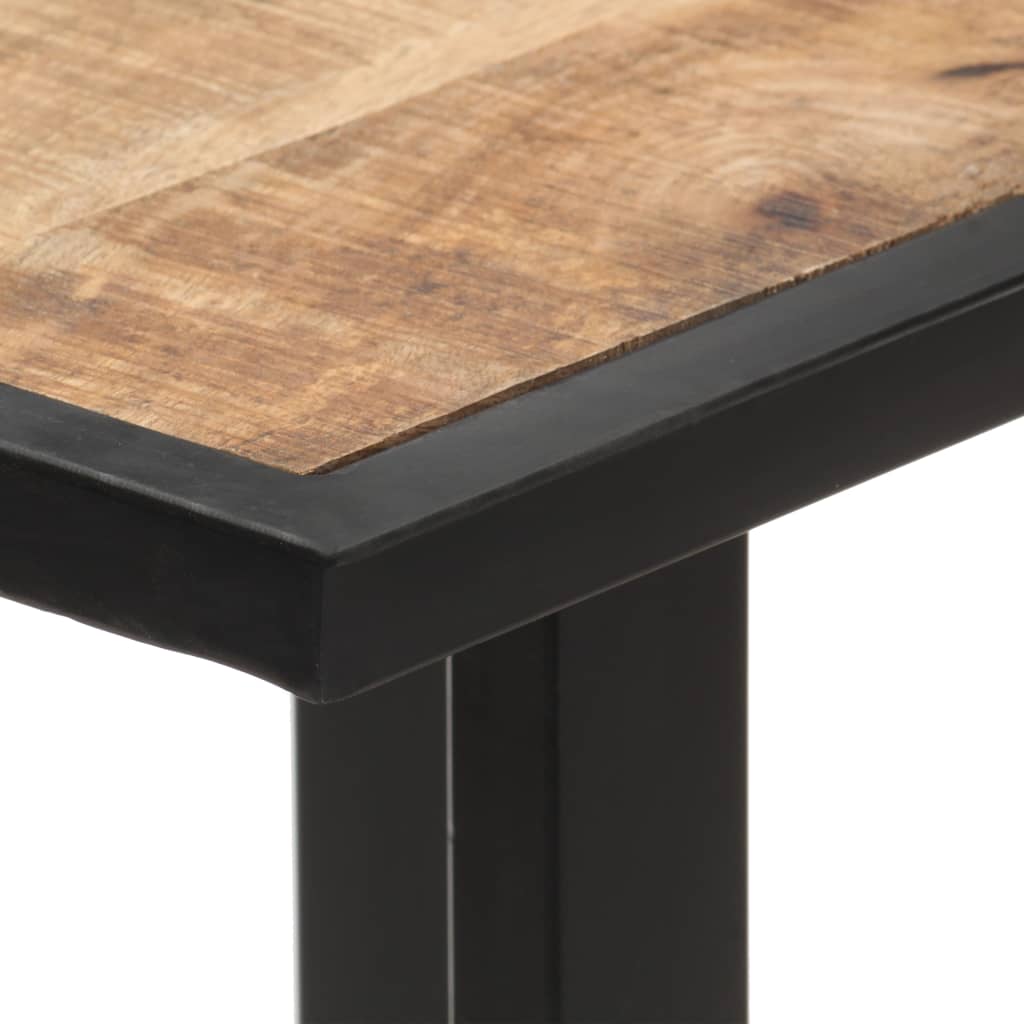 140cm Dining Table in Rustic Mango Wood Finish