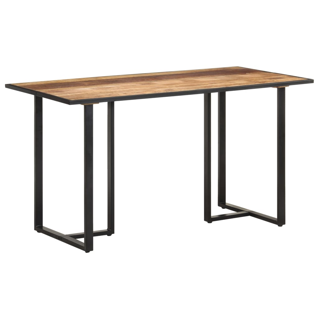 140cm Dining Table in Rustic Mango Wood Finish
