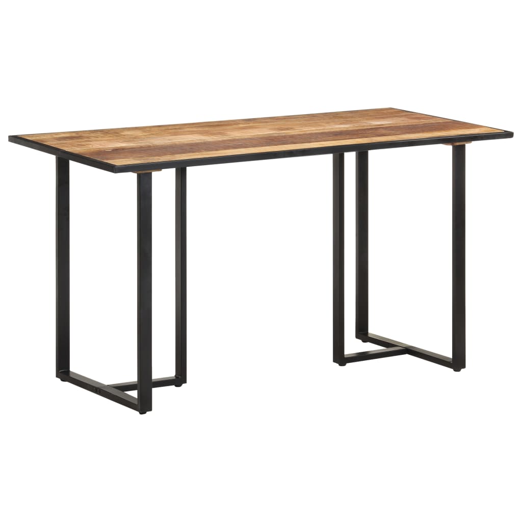 140cm Dining Table in Rustic Mango Wood Finish