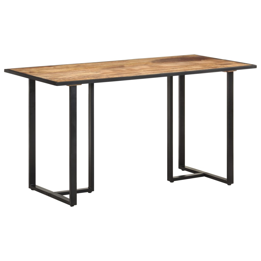 140cm Dining Table in Rustic Mango Wood Finish