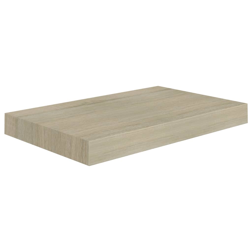 Oak Floating Wall Shelf 40x23x3.8 cm - Durable MDF Design