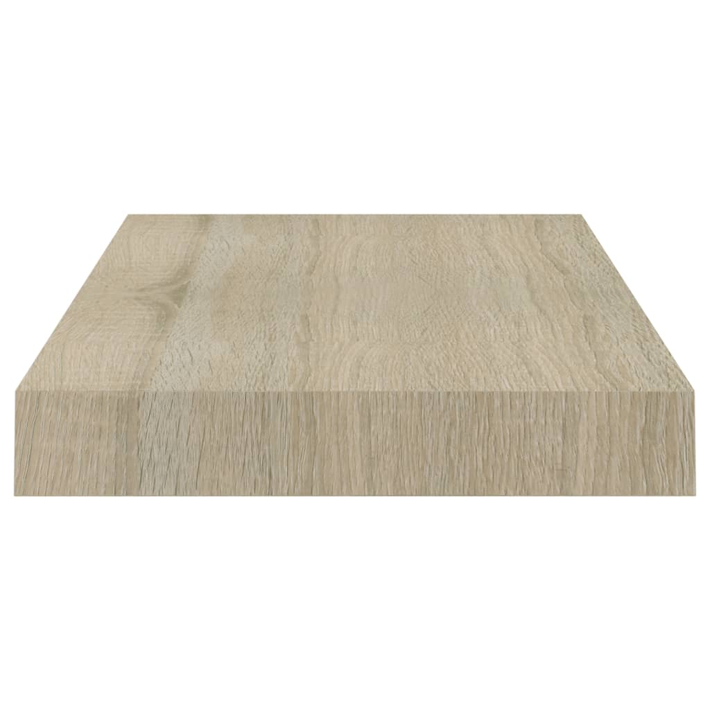 Oak Floating Wall Shelf 40x23x3.8 cm - Durable MDF Design