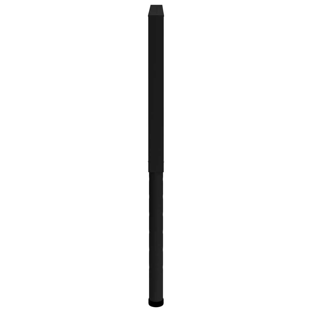 Adjustable Metal Workbench Frames, 2pc Black, 85x(69-95.5)cm