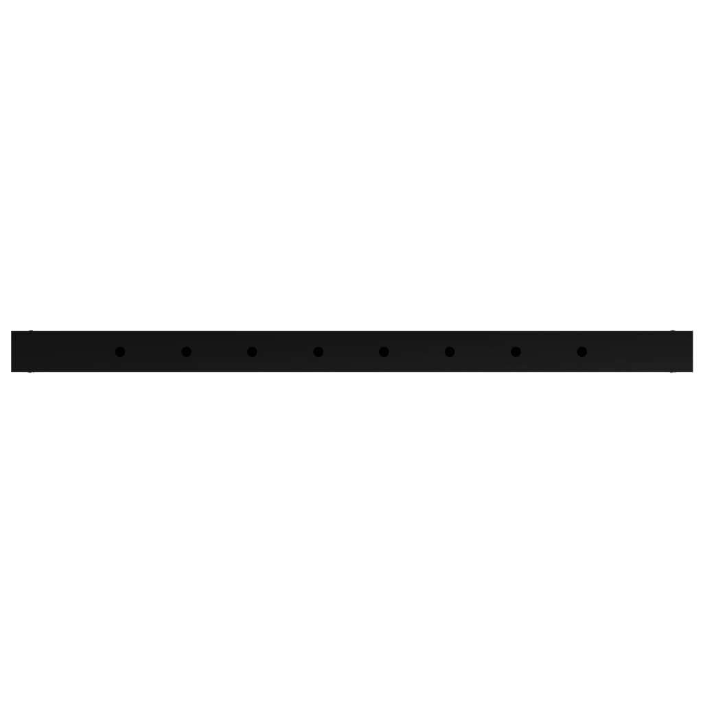 Adjustable Metal Workbench Frames, 2pc Black, 85x(69-95.5)cm