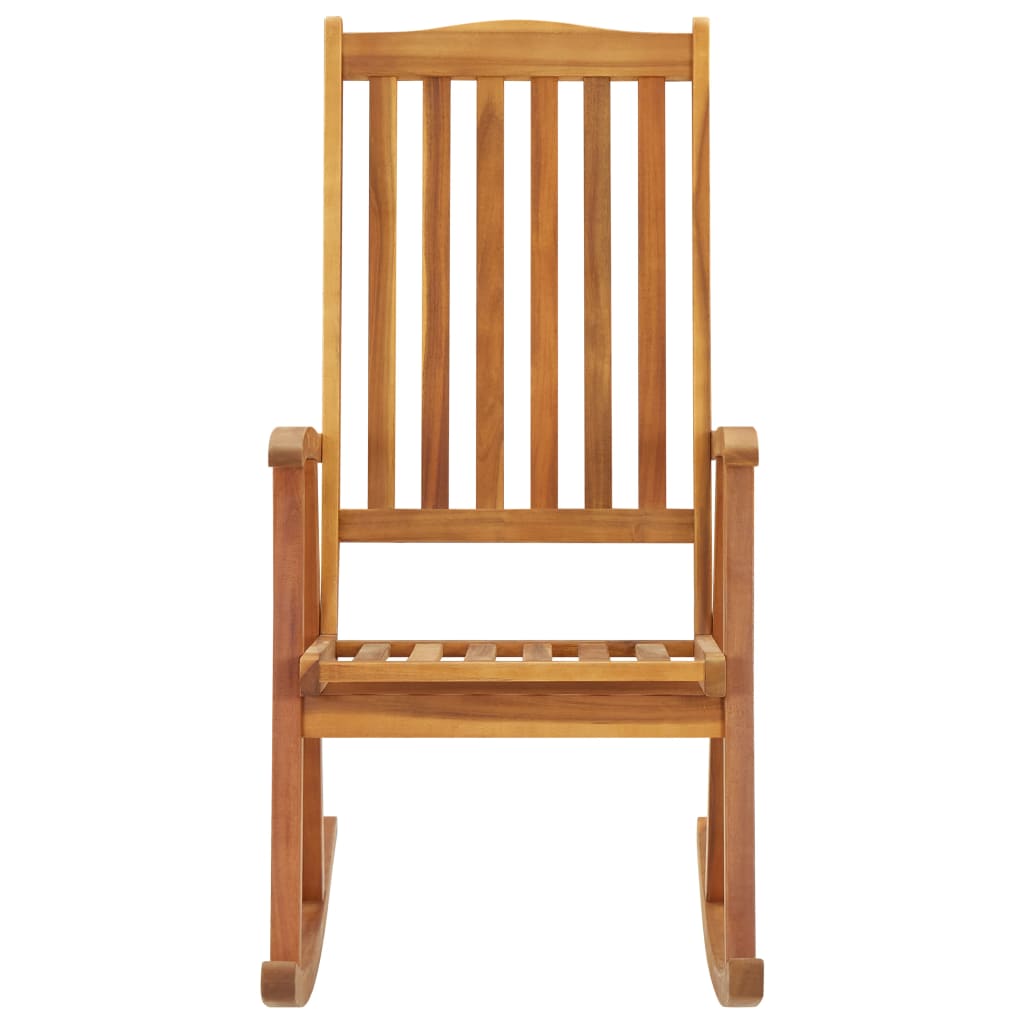 Acacia Wood Rocking Chair - Durable & Stylish Seating Solution